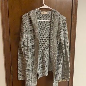 Hollister cardigan with hood